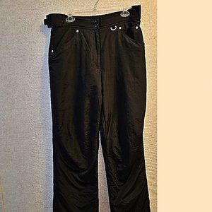 Slalom Black Ski / Snow Boarding Pants Size Large ~ NWOT